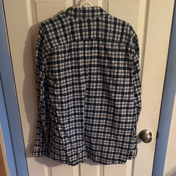 GAP Men's Checkered Black and White Shirt - Picture 2 of 3